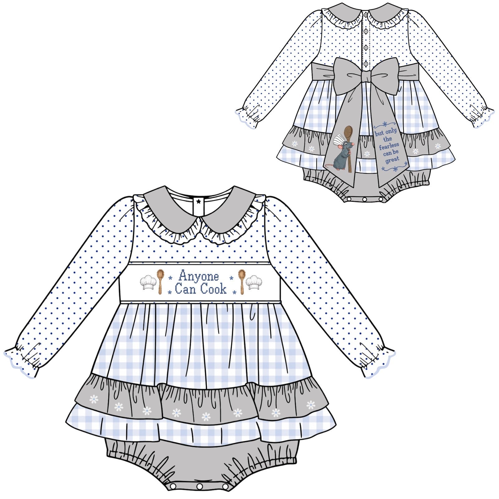 "Fearless" skirted bubble