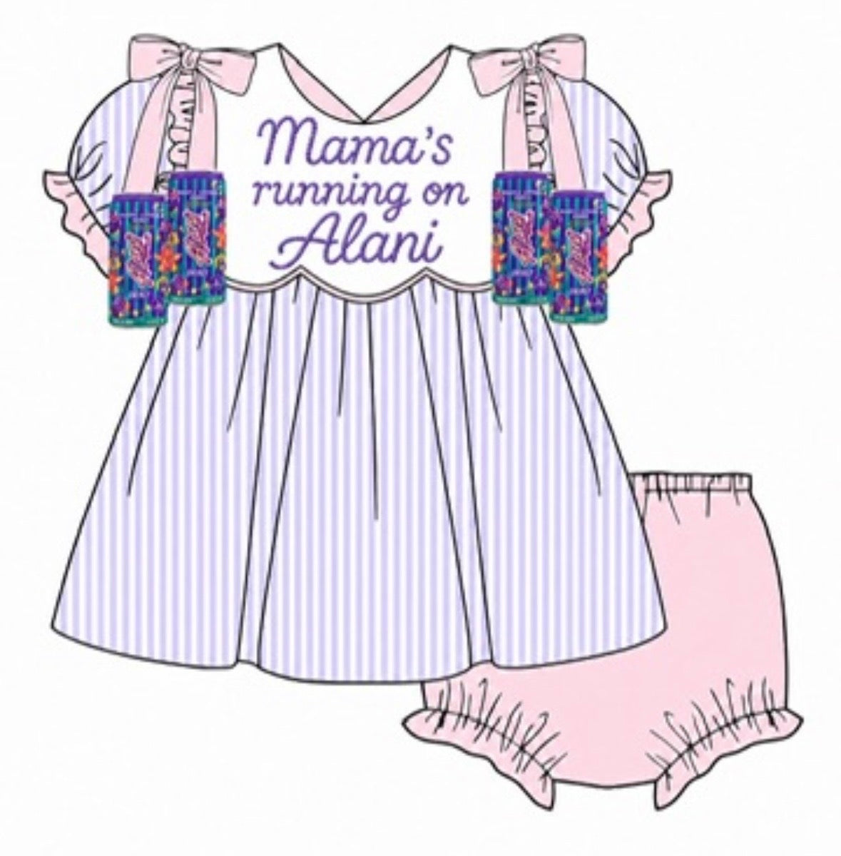 Mama's running Bloomer set